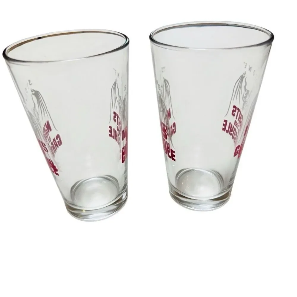 Pair Stone Brewing Nights of the Gargoyle Beer Pint Glass